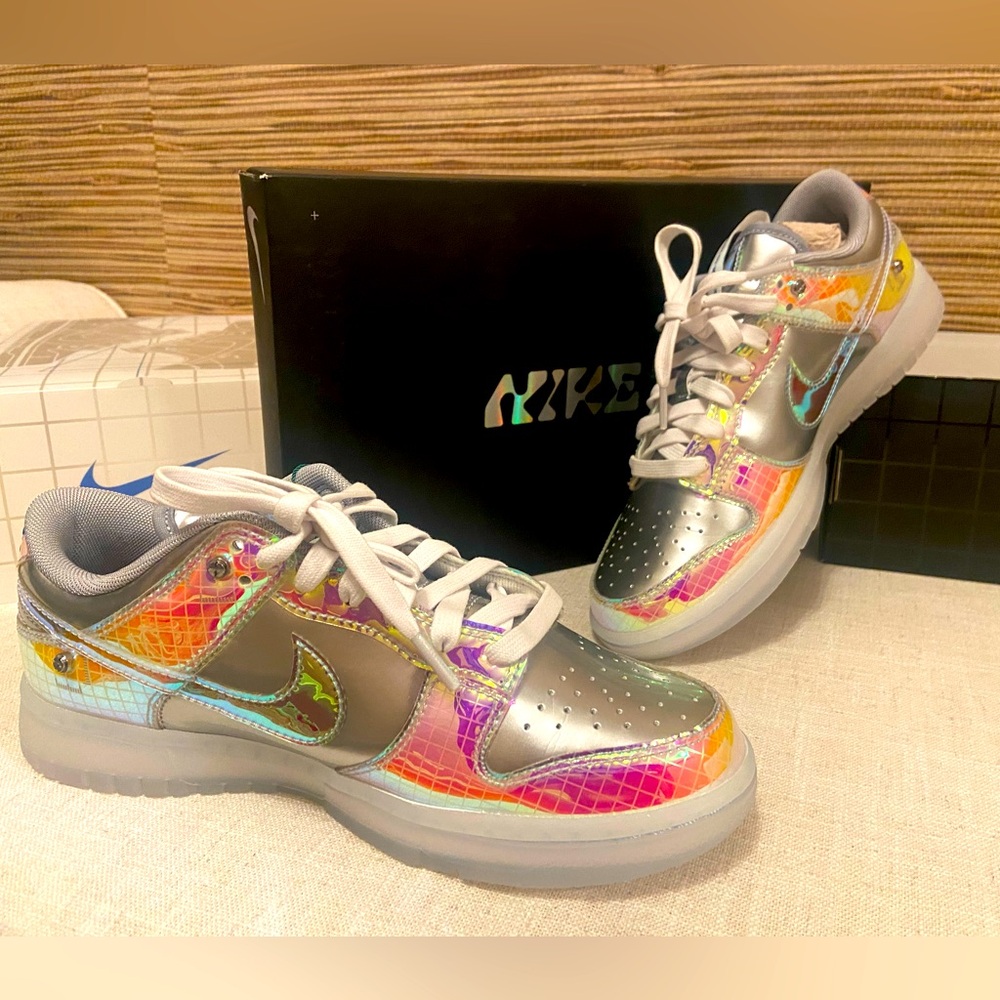 Nike limited edition iridescent sneakers